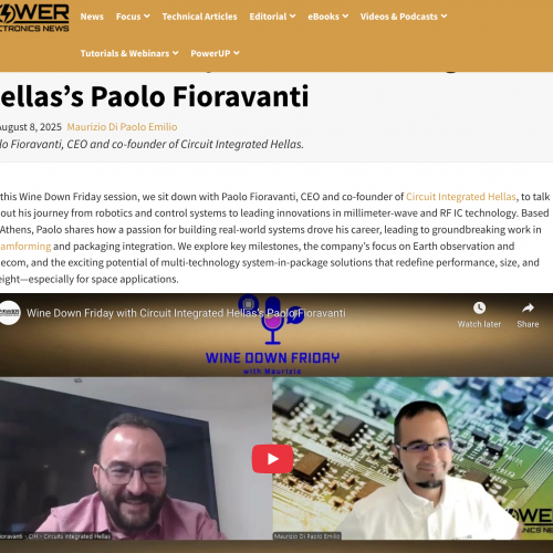 Screenshot of a Power Electronics News article